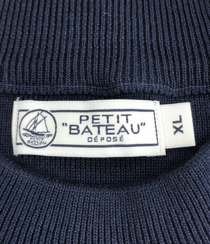プチバトー  クルーネック 長袖Tシャツ 肩ボタン付      レディース SIZE XL (XL以上) PETIT BATEAU
