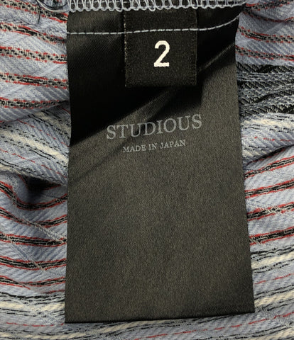 ステュディオス 美品 長袖ストライプシャツ      メンズ SIZE 2 (XL以上) STUDIOUS