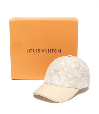 ルイヴィトン 美品 ジャガードデニムキャップ 帽子 ベージュ  モノグラム   M7059M レディース  (複数サイズ) Louis Vuitton