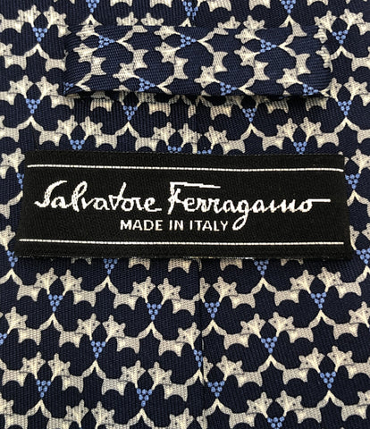 サルバトーレフェラガモ  ネクタイ シルク100％ キツネ柄      メンズ  (複数サイズ) Salvatore Ferragamo