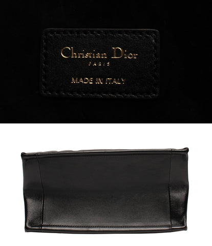 クリスチャンディオール 美品 レザーハンドバッグ メタルチェーン DIOR ESSENTIAL スモールトートバッグ    レディース   Christian Dior