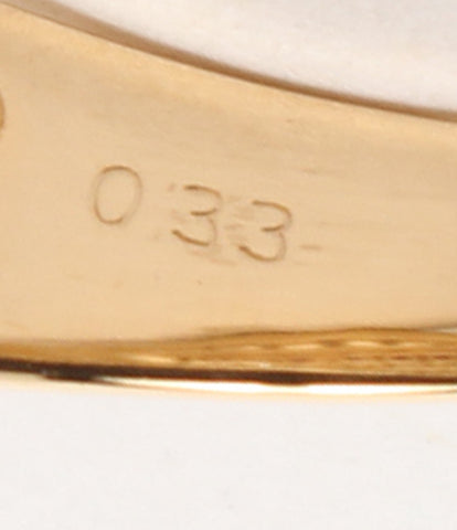 美品 リング 指輪 K18 ルビー ダイヤ0.33ct      レディース SIZE 12号 (リング)