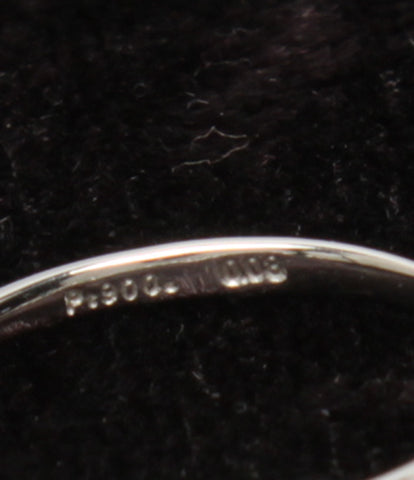 美品 リング 指輪 Pt900 ダイヤ0.08ct      レディース SIZE 7号 (リング)