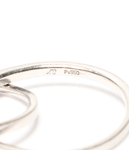 Yondoshi PT950 2 Series แหวน PT950 ผู้หญิงขนาด 9 (แหวน) 4 ° C