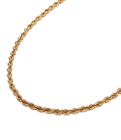 18K twist necklace chain 750 engraved 18K unisex (necklace)