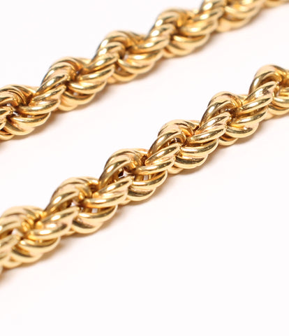 18K twist necklace chain 750 engraved 18K unisex (necklace)