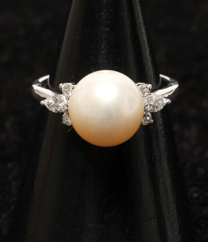 美容产品珍珠戒指耳环PT900项链K14WG银配件设置女装（其他）