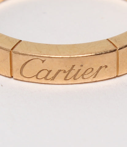 Cartier K18 แหวน 750 แกะสลักขนาดสตรีขนาด 11 (แหวน) cartier
