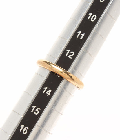 K18 ring 750 engraved Ladies SIZE 13 No. (ring)