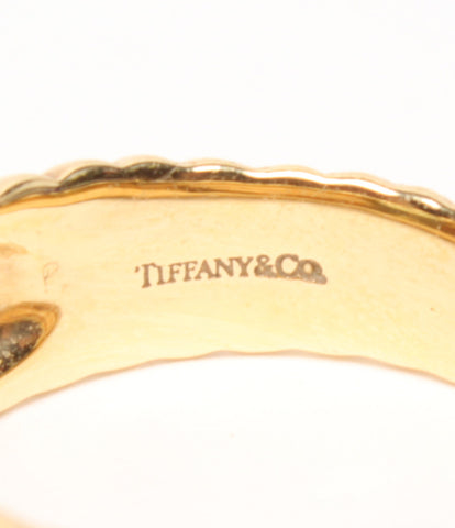 Tiffany K18橄榄石戒指750雕刻的橄榄石女士尺寸11（戒指）TIFFANY＆Co.