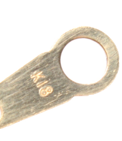 K18 ダイヤ ハート ネックレス      レディース  (ネックレス)