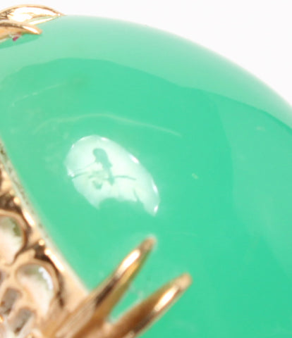RING K18 สีเขียวหินสีเขียวขนาดที่ 13 (แหวน)