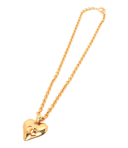 Chanel Necklace Coco Mark Heart Motif 93P Ladies (Necklace) CHANEL