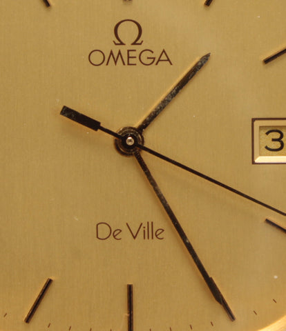 Omega Watch Deville Quartz Gold Men Omega