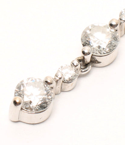 Necklace K18WG Diamond 1.00CT Women (Necklace)
