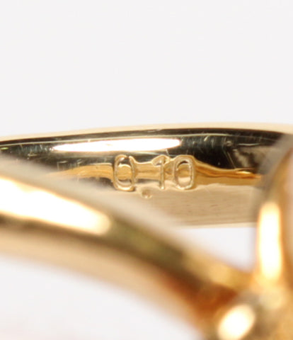 ring K18珍珠8.3mm钻石0.10ct女士尺寸10（戒指）