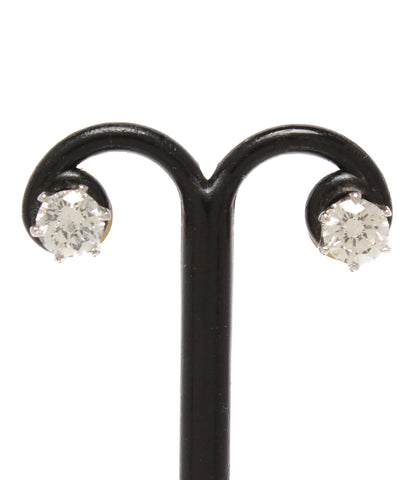 Pt900 Diamond Earrings Ladies