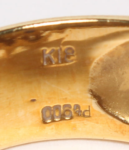 K18 Pt900 Diamond 0.45ct 0.5ct Ring Ladies SIZE No. 11 (Ring)