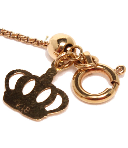 K18 Diamond 0.205ct 0.24ct Necklace Sliding Chain Ladies (Necklace) EKATERINA
