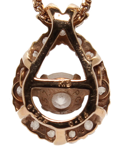 K18 Diamond 0.205ct 0.24ct Necklace Sliding Chain Ladies (Necklace) EKATERINA