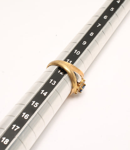 ring k18 pt900 sapphire 0.33ct เพชร 0.18ct ขนาดผู้หญิง 12 (แหวน)