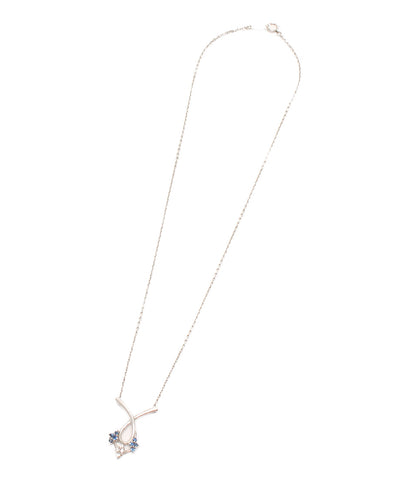 PT900 PT850蓝宝石钻石项链女士（项链）