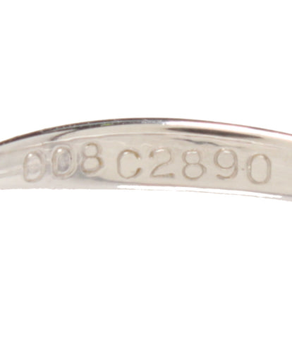 pt900 เพชร 0.34ct 0.08ct แหวนผู้หญิงขนาดหมายเลข 11 (แหวน)