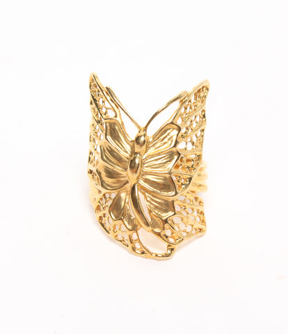 Good Condition Ring Butterfly Butterfly Motif K18 Ladies SIZE No. 11