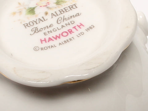 Royal Albert Cup＆Saucer 5客户Set Haworth Royal Albert