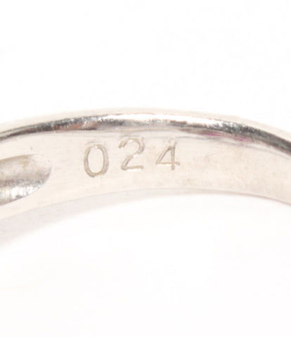 PT900 ทับทิม 1.94ct เพชร 0.24C ดอกไม้ลวดลายแหวนผู้หญิงขนาดที่ 12 (แหวน)