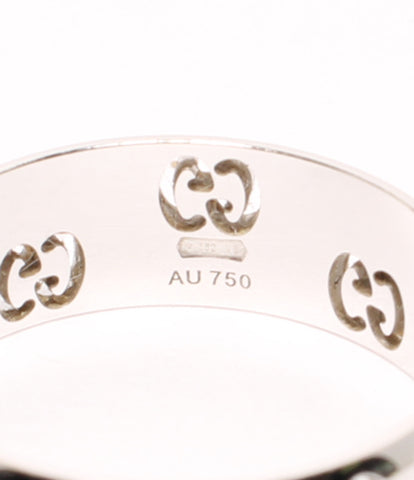 Gucci ICON ring ring AU750 engraved ladies SIZE 13 (ring) GUCCI