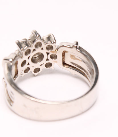 PT900 เพชร 0.70ct แหวนผู้หญิงขนาดหมายเลข 9 (แหวน)