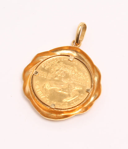 K24 K18 1 / 10oz coin pendant top Unisex (necklace)