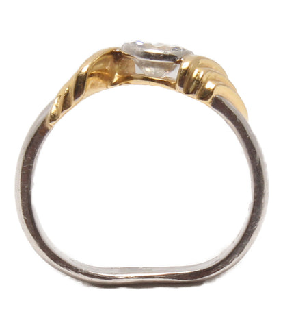 ring K18 PT900 Diamond 0.6 Is女装尺寸7（环）