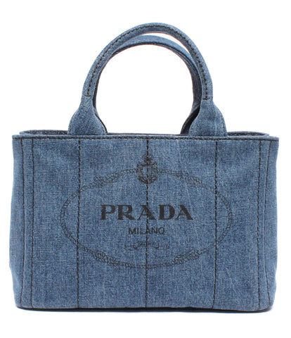 Prada Beauty Products 2way Handbag Denim Fabric Women's PRADA