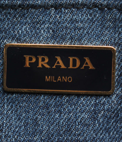 Prada Beauty Products 2way กระเป๋าถือผ้ายีนส์ผู้หญิง Prada