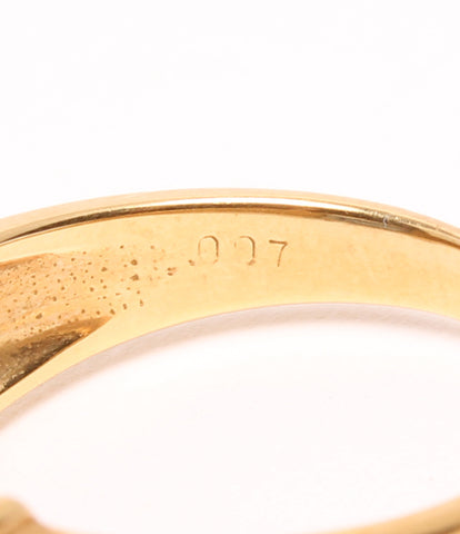 K18 Brute Paz เพชร 0.07ct แหวนผู้หญิงขนาดหมายเลข 14 (แหวน)