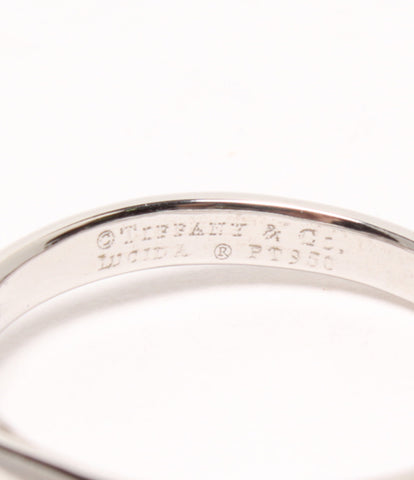 Tiffany PT950 เพชร 0.26ct แหวน F-VS2-VG-N ขนาดสตรีหมายเลข 8 (แหวน) Tiffany & Co