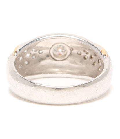 Ring K18 PT900 Diamond 0.68CT Women's Size No. 12 (Ring)