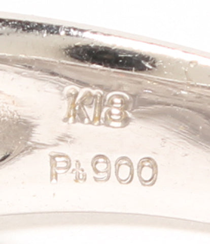 Ring K18 PT900 Diamond 0.68CT Women's Size No. 12 (Ring)