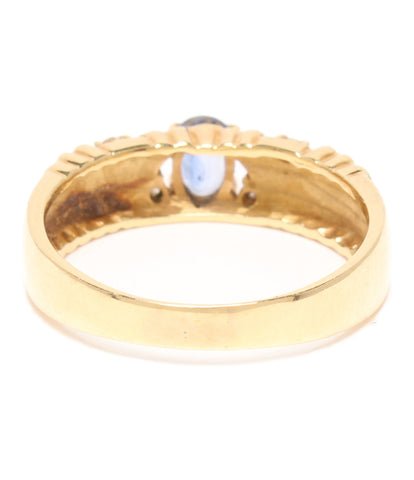 ring K18蓝宝石钻石0.05CT女性尺寸15（戒指）