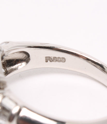 PT900 Pearl 11.2mm Diamond 0.38ct Ring Women Size No. 10 (Ring
