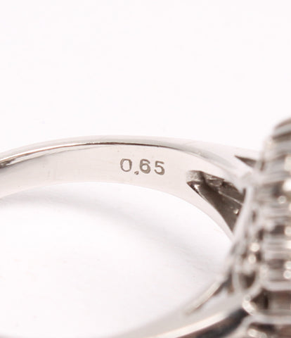 Pt900 Sapphire 2.13ct Diamond 0.65ct Ring Ladies SIZE 11 (Ring)