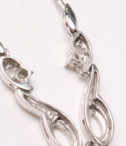 PT850 Sapphire 1.02CT Diamond 0.53CT Necklace Ladies (Necklace)