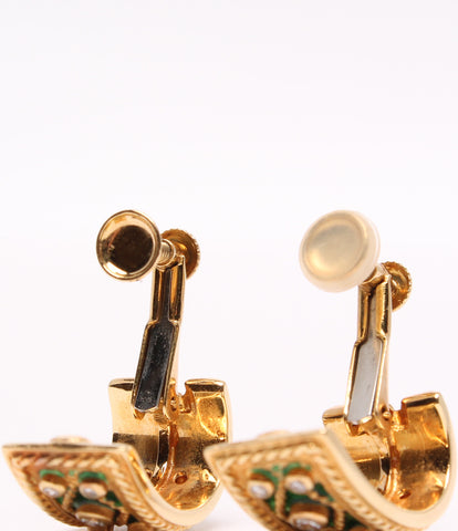 K18 diamond earrings ladies (pierced earrings) YANES