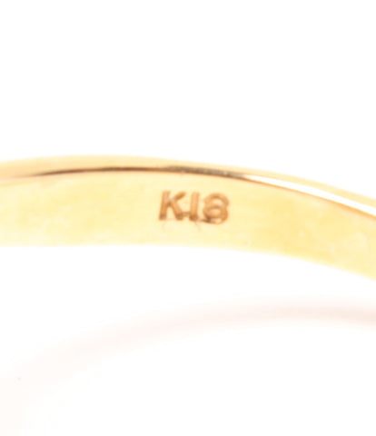 K18 Ribbon Motif Ring Women Size No. 13 (Ring)
