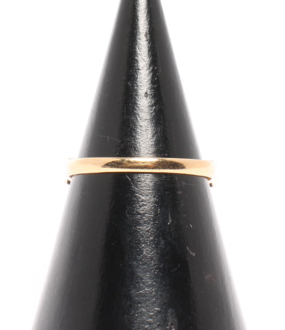 K18老欧洲璀璨切割钻石珍珠3毫米古董设计戒指女士SIZE 16（Ring）