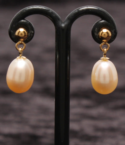 21471120 Necklace Earrings K18 freshwater pearl ladies Necklace