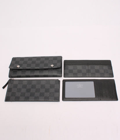 Louis Vuitton Long Wallet Portfoille Ron Mod Vulf Dumie Graphit N63084 Men's (Long Wallet) Louis Vuitton