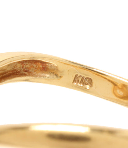 Ring K18 Moonstone Women Size No. 10 (Ring)
